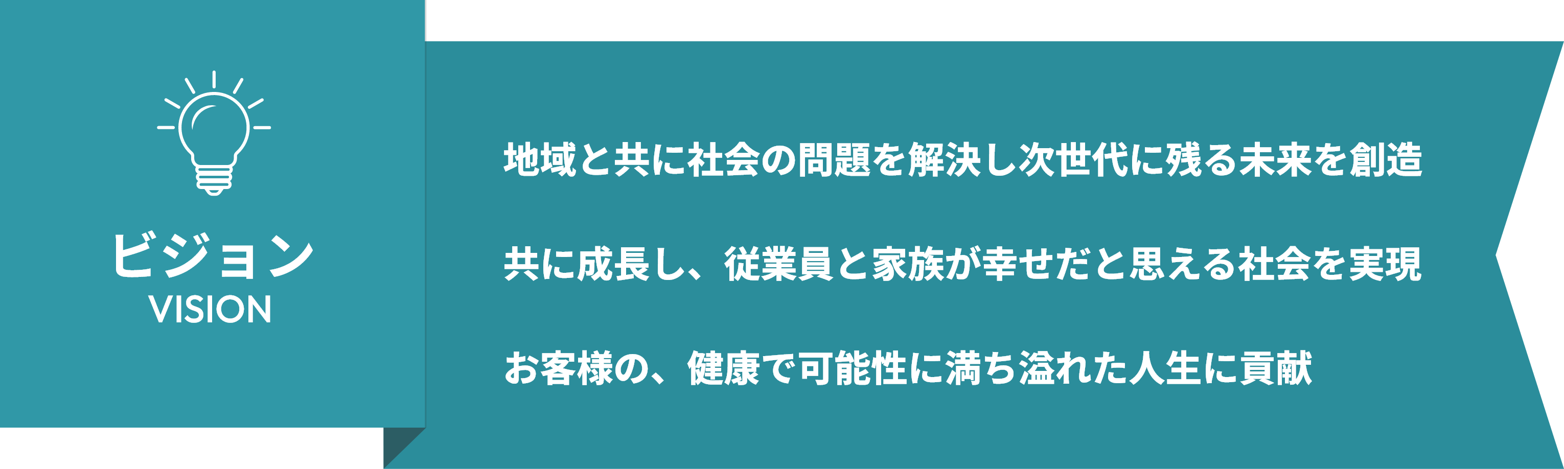 企業理念：ビジョン